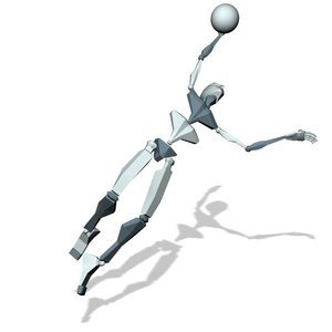 Football player goal flying save T01