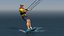 3D kite surfer