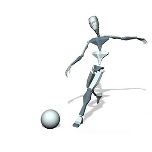 Football player free kick T01