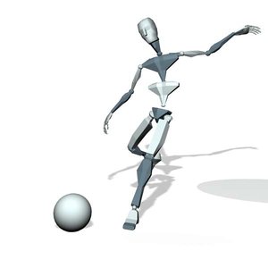 Football player free kick T02