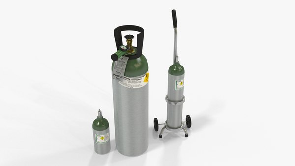 Medical Oxygen Tanks 3D - TurboSquid 1447598