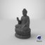 3D buddha statue
