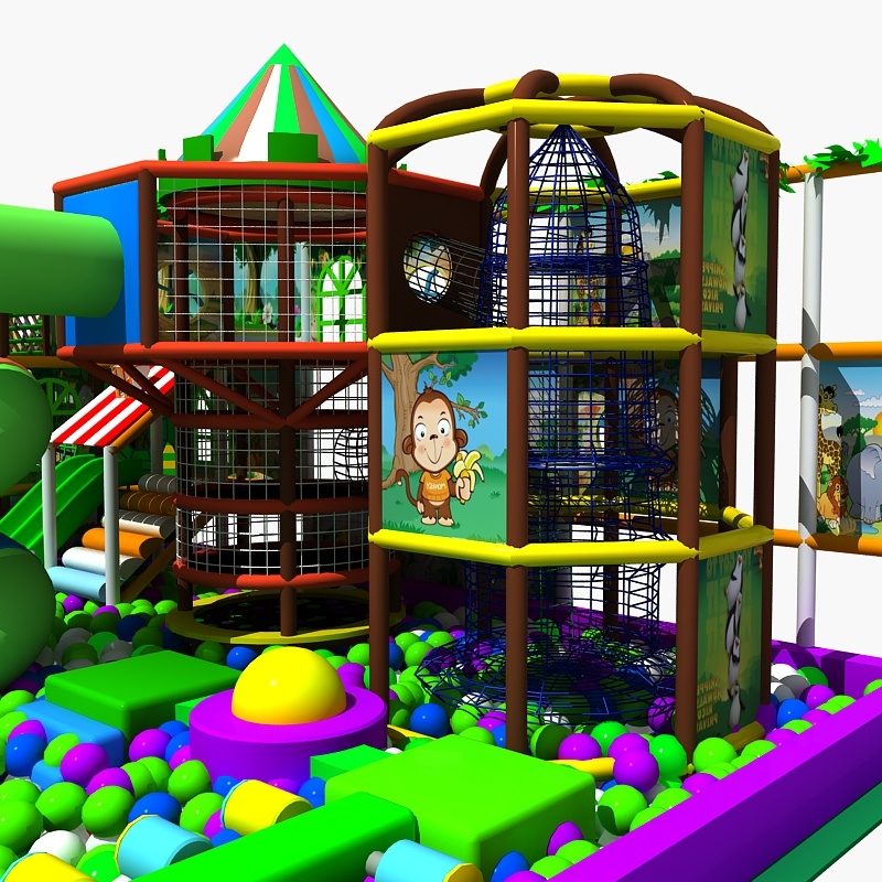 游乐园73d模型