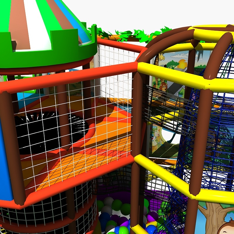 游乐园73d模型