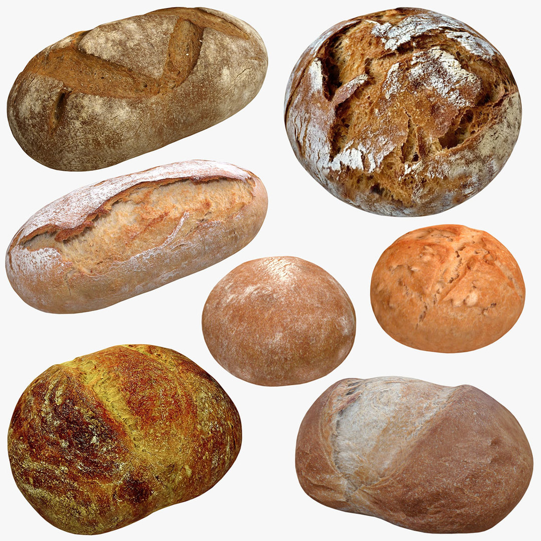 3d simulation bread