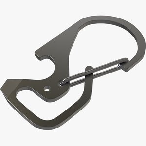 multi-purpose snap hook carabiner 3D model