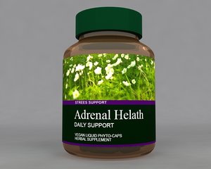 herbal bottle 3D model
