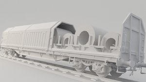 container train spool 3D model