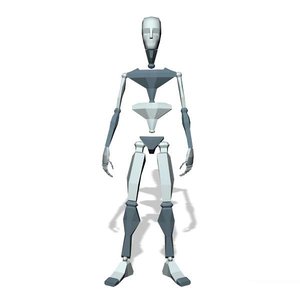 Male stand idle to run