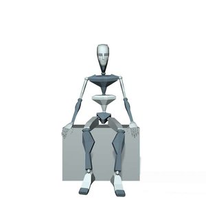 Action sit to stand and turn