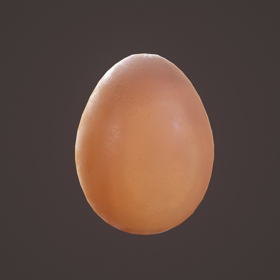 Free egg model TurboSquid 1448081