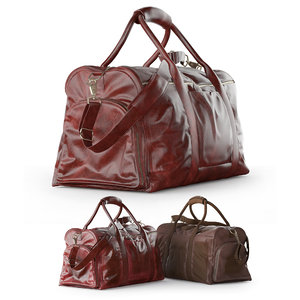 3D leather bag fashion saintly model