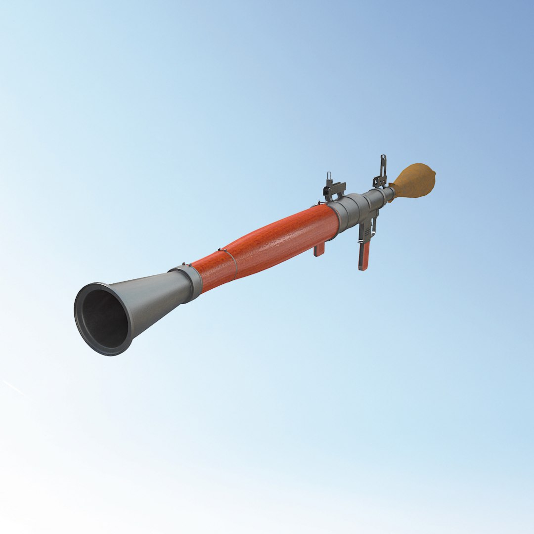 Rocket launcher model TurboSquid 1448161