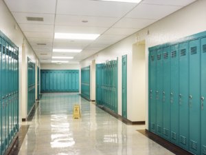 school corridor 3D
