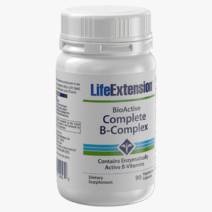 3D b complex vitamins 90