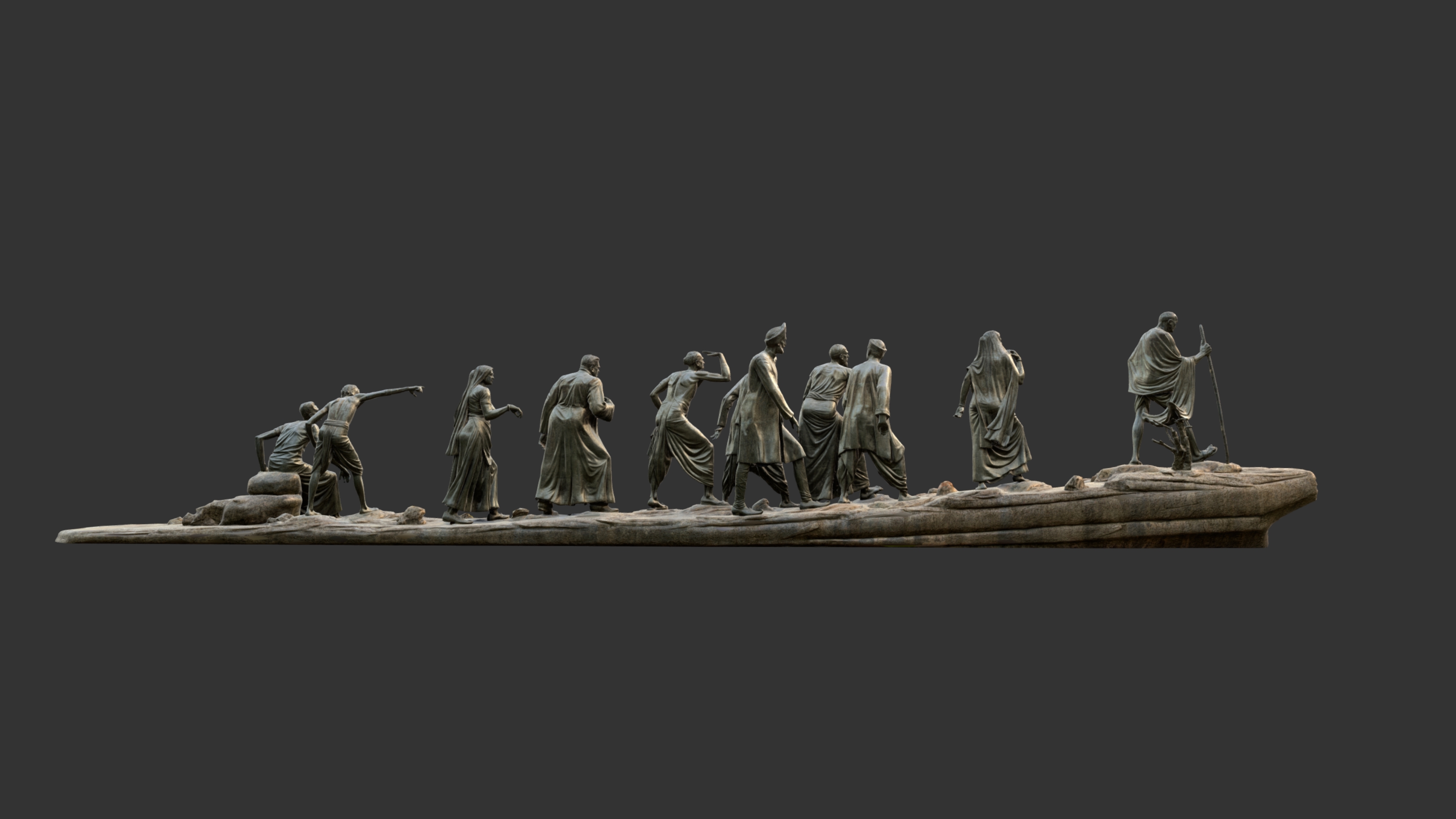 甘地盐三月3d模型