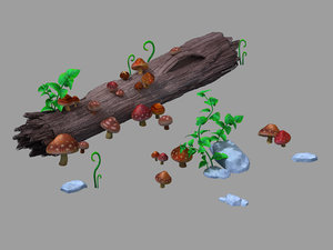 3D model fungi - weed 69