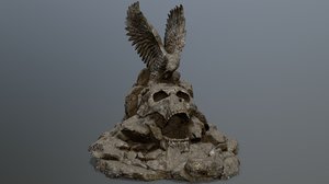 3D skull gate