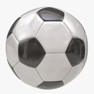 shiny soccer ball 3D model