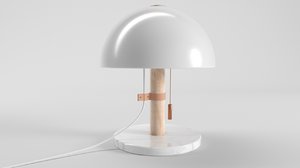 3D lamp mush model