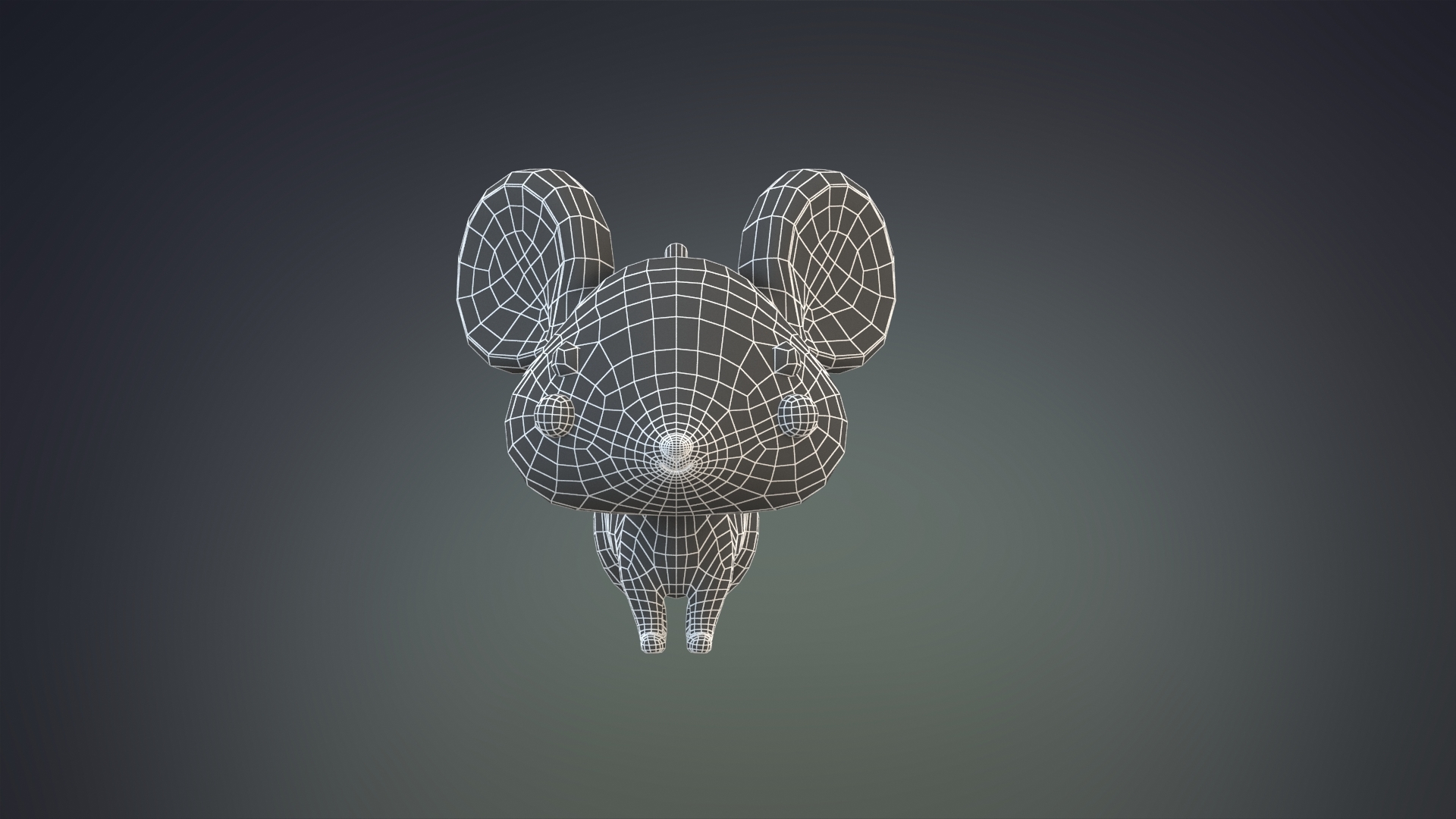 Cute cartoon mouse rat 3D - TurboSquid 1449474