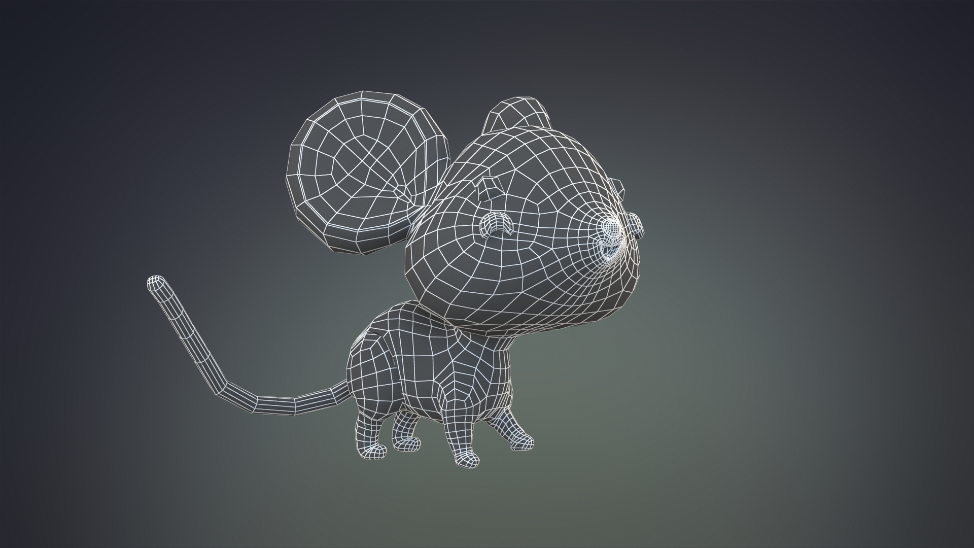 Cute cartoon mouse rat 3D - TurboSquid 1449474