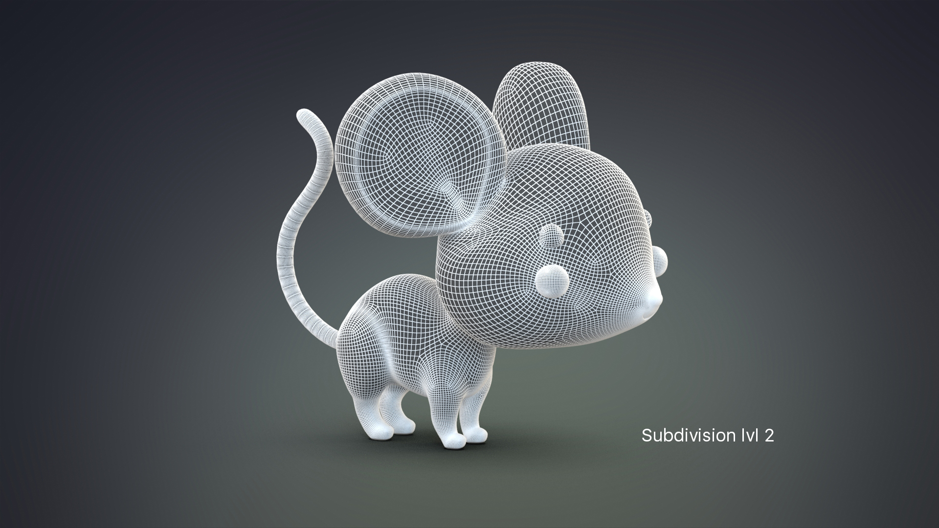 Cute cartoon mouse rat 3D - TurboSquid 1449474