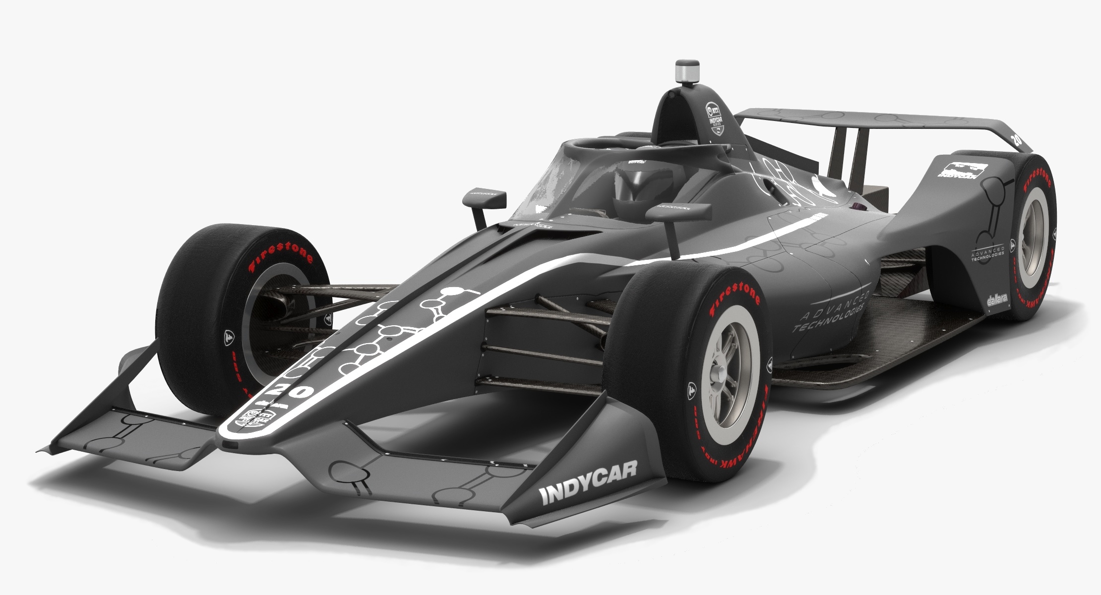 indycar season 2020 aeroscreen speedway赛车3d模型