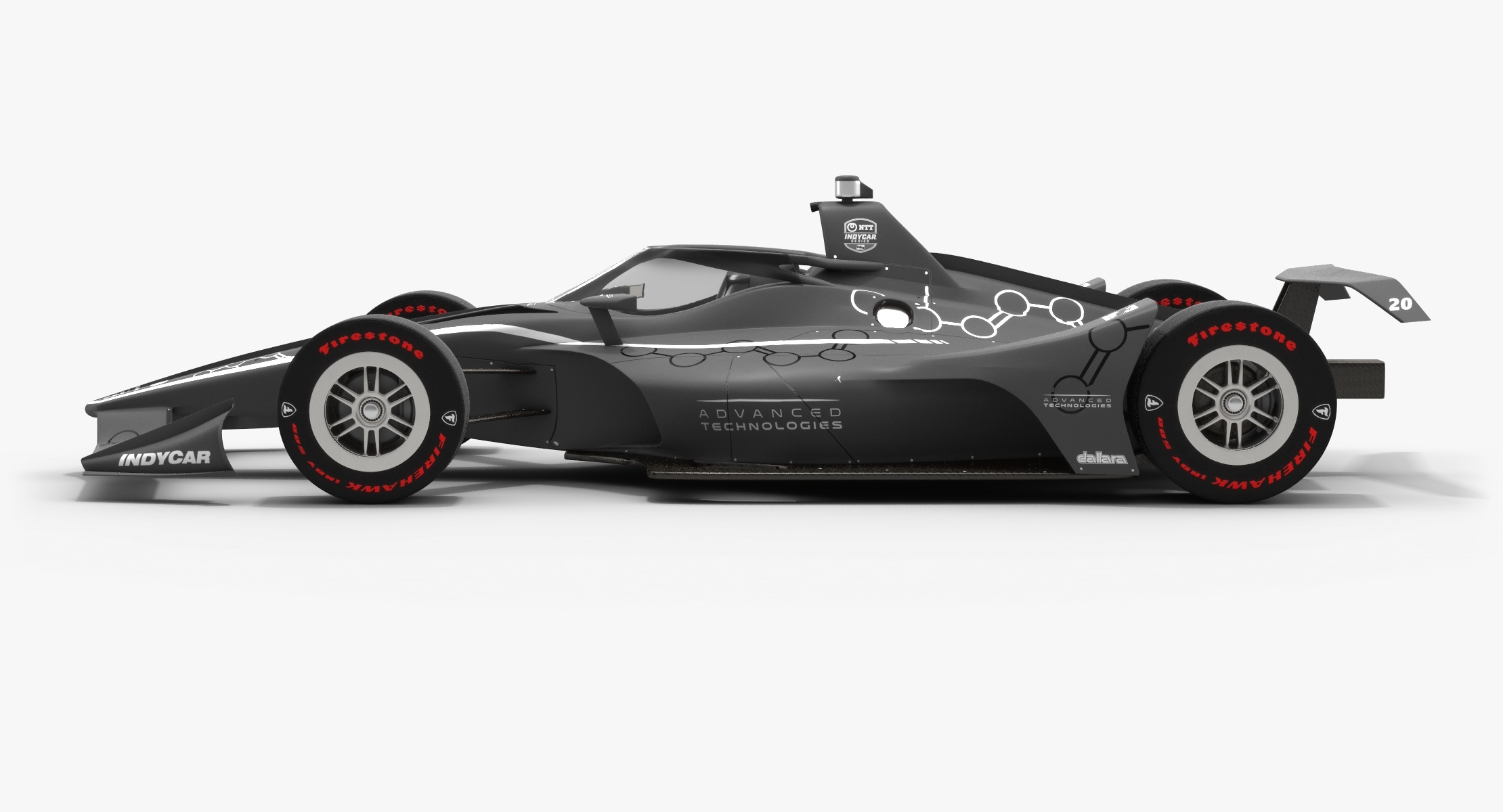 indycar season 2020 aeroscreen speedway赛车3d模型