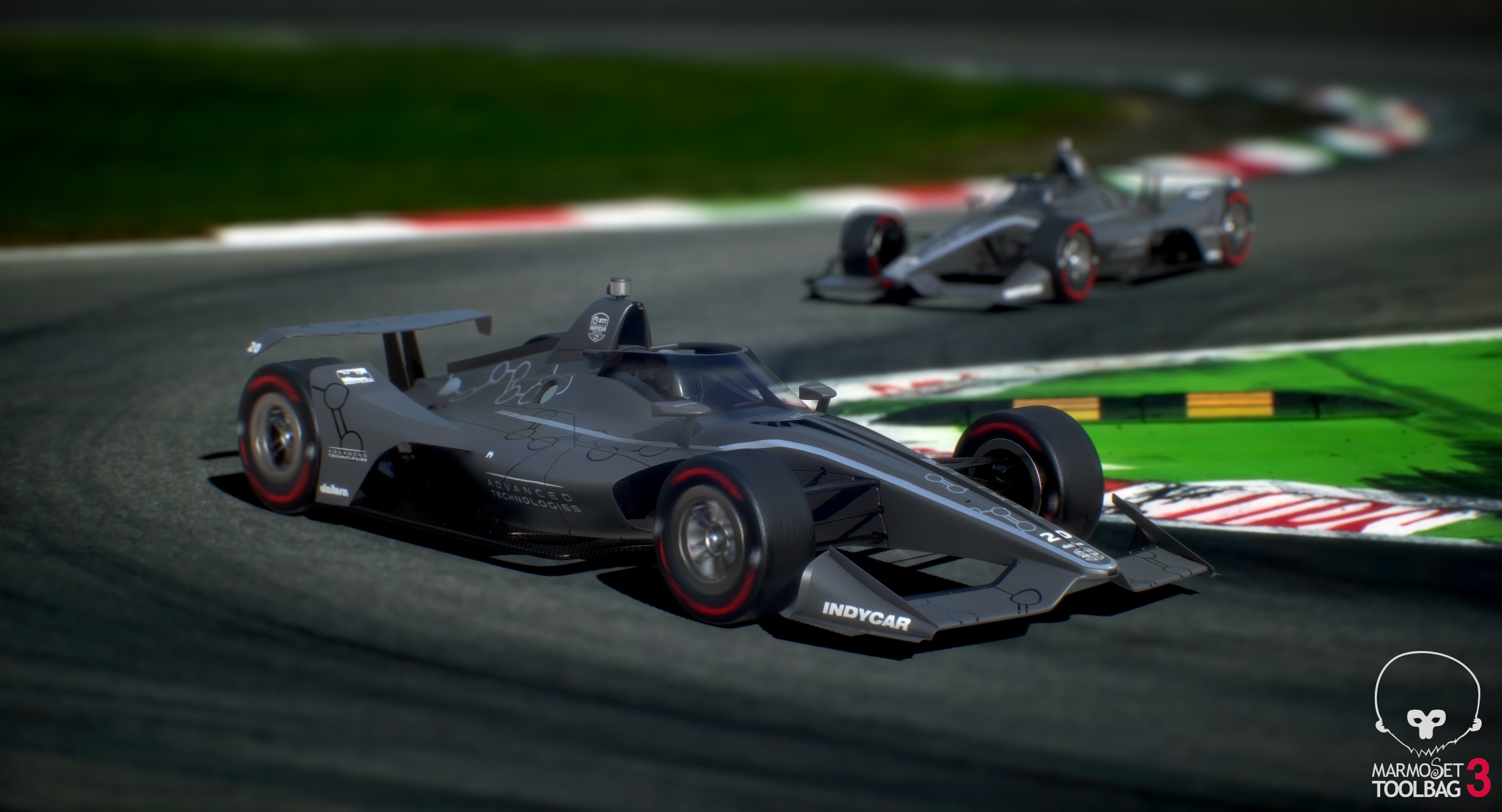indycar season 2020 aeroscreen speedway赛车3d模型