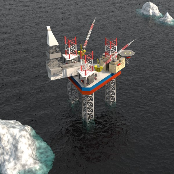 Maersk drilling rig 3D - TurboSquid 1193257