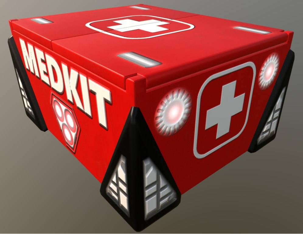 Medkit box crate model TurboSquid 1449995