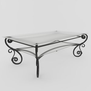 3D coffee table