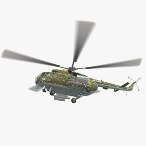 mi-17 slovak air force 3D model