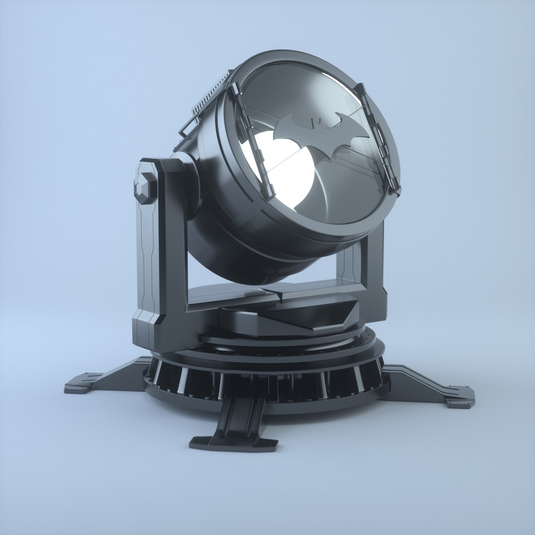 Searchlight light search 3D model TurboSquid 1450170