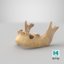 human jawbone mandible 02 model
