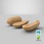 3D peanut seeds peeled model
