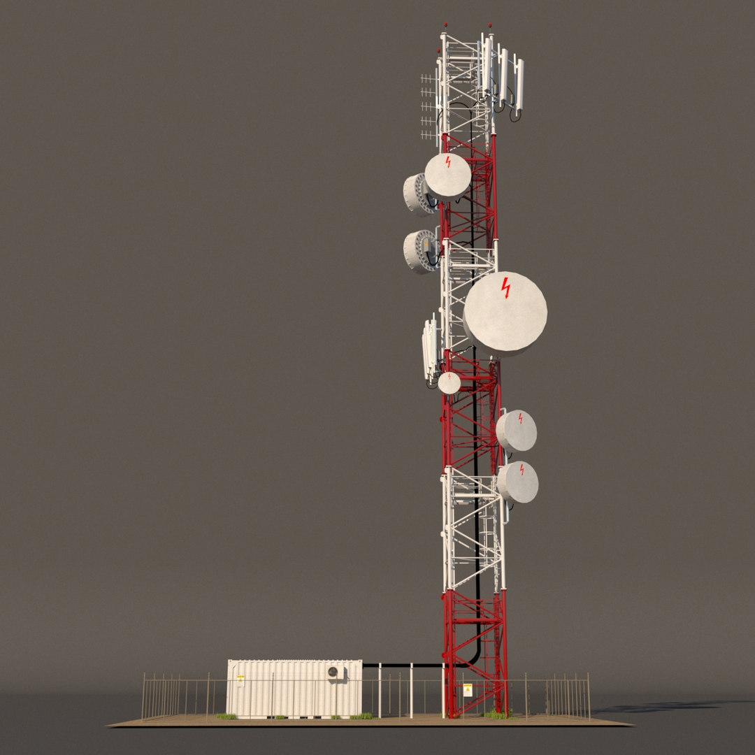 3D model antenna tower cont TurboSquid 1450321