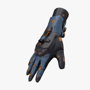glove 3D model