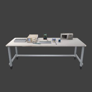 3D workbench work bench model
