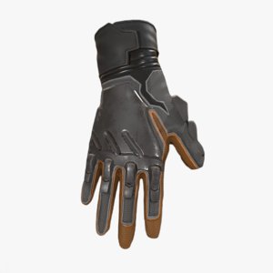sci-fi glove 3D model