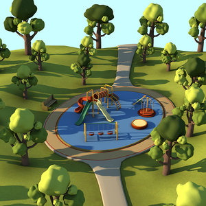3D toon playground