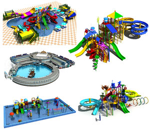 3D amusement park - water