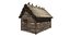3D model early medieval building house