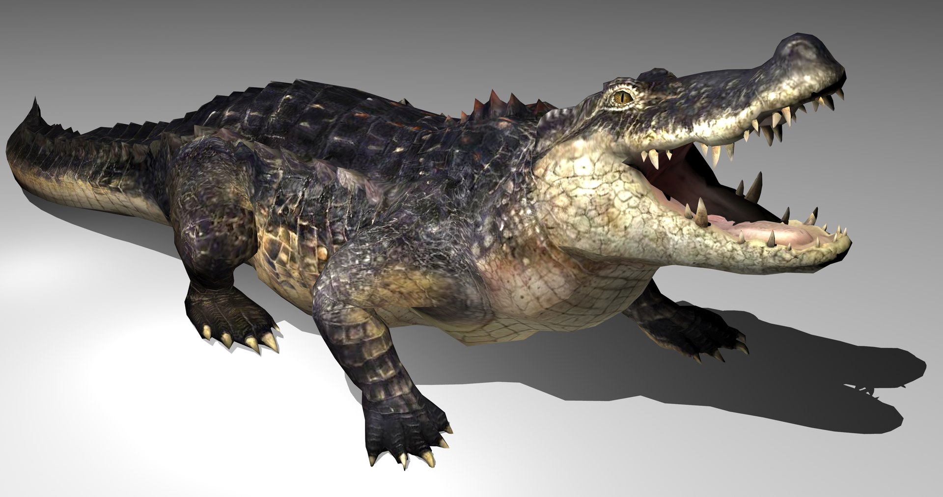 3D alligator animal TurboSquid 1450968