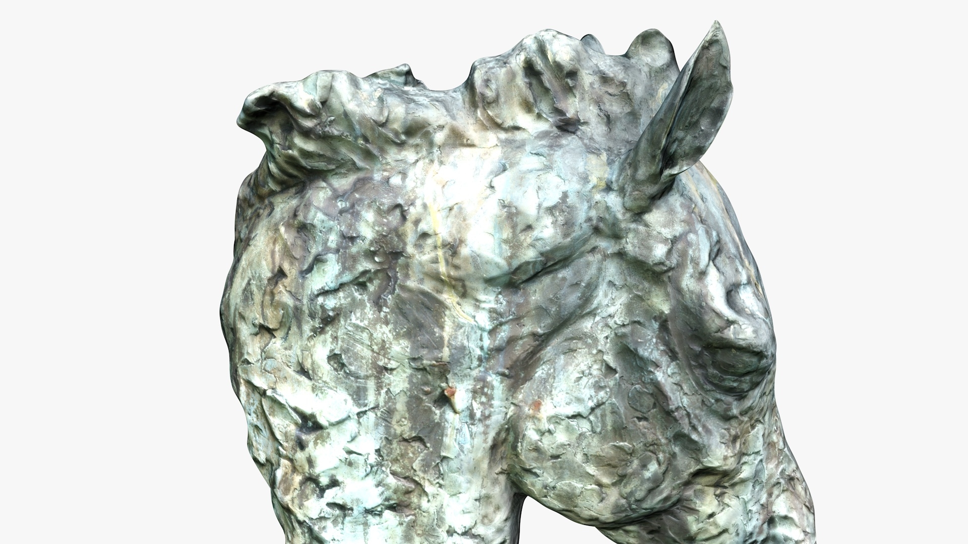 Bronze horse head 3D - TurboSquid 1421430