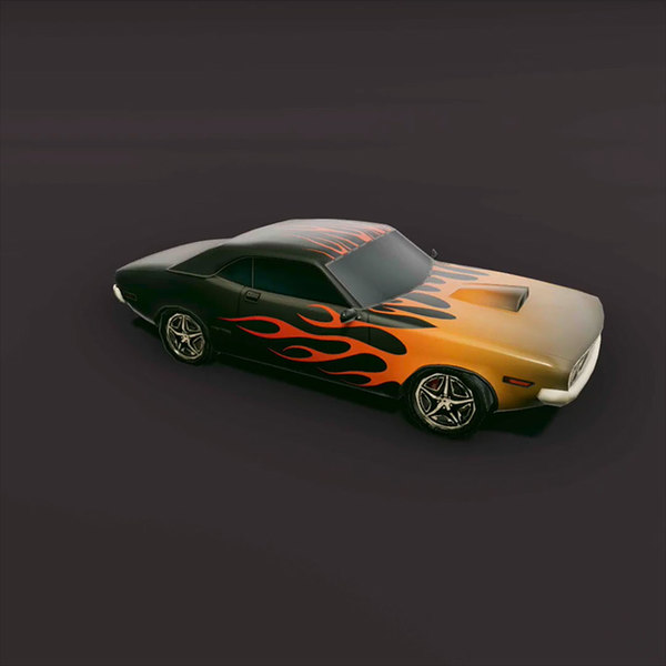 Muscle Car 3d Turbosquid 1450906