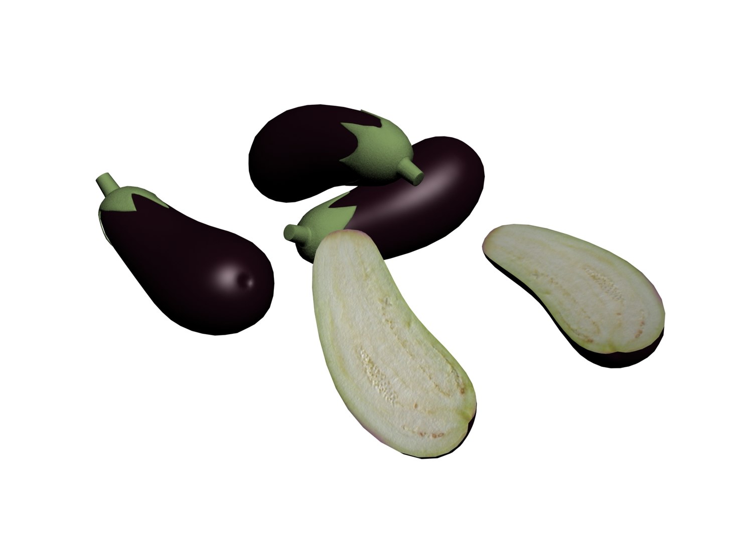 eggplant materoia l zbrush