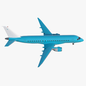 3D model commercial airliner generic