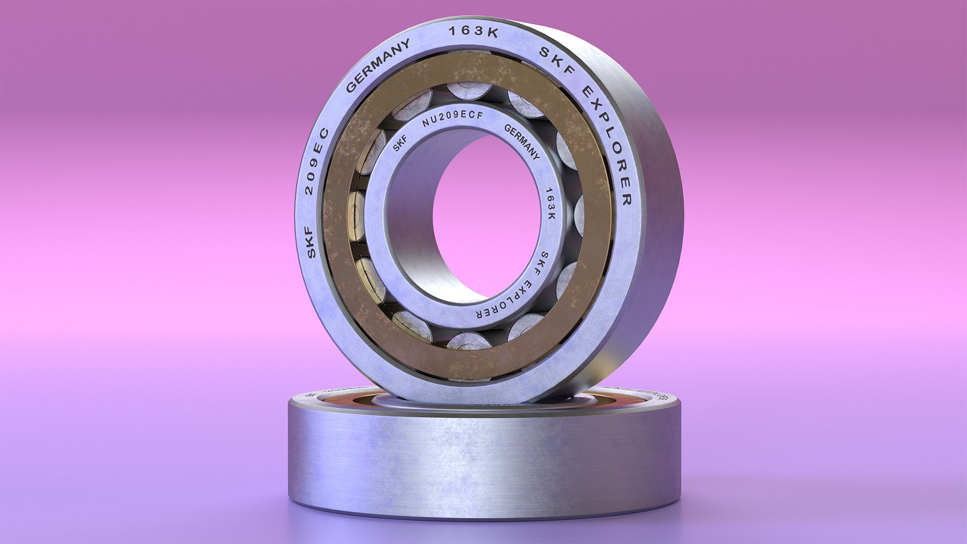 Cylindrical roller bearing 3D model TurboSquid 1451108